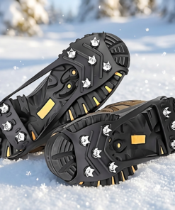 Halkfria broddar med 8 dubbar för utomhusbruk